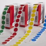 Blick Disp S/A Label 19Mm Grn Pk1280