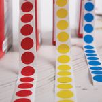 Blick Disp S/A Label 19Mm Ylw Pk1280