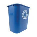 Rubbermaid Wastebasket 26L Blue