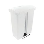 Rubbermaid Slimjim Pedal Bin 30L Wht