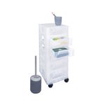 Slim 6Drw Storage Tower 3.5L Clr