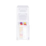Slim 3Drw Storage Tower Clear