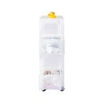 Slim 4Drw Storage Tower 6L Clear