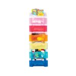 Slim 6Drw Storage Tower 3.5L Clr/Ast