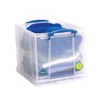 Stacking Box + Handles 25.7L Clr Pk3