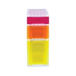 Slim 3Drw Storage Tower Clr/Ast