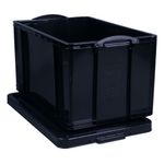 Really Useful 84L Rcyc Stor Box Blk