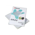 Rexel Ecodesk A4 Folders Clear Pk25