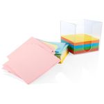 Concept Multicolour Memo Block In Pvc Bo