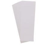 Concept Pkt.50 12"X4" White Flash Card