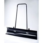 Wide Wheeled Snow Pusher Plough Blk