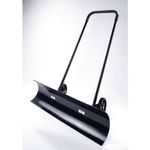 Wide Wheeled Snow Pusher Plough Blk