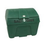 Salt/Grit Bin + Locking Lid Grn 200L