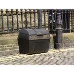 Victoriana Salt Bin Blk/Gld 200L
