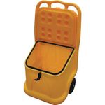 Mobile Salt Bin Kit Yellow 75L
