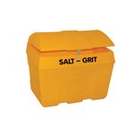 Heavy Duty Salt Bin + Hasp Ylw 400L