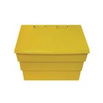 Mini Salt And Grit Bin Yellow 50L