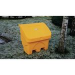 Salt Bin Ylw 130L + 5X25Kgs Brn Salt