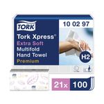 Tork Xpress Sfthnd Twl 2Ply Pk21