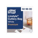 Tork Linstyle Cutlery Bag Wht Pk50