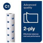 Tork 2-Ply Couch Roll Adv 54M Pk9