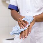 Basic Paper Cfeed Roll 2Ply Blue Pk6