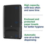 Tork Peakserve Auto Hnd Twl Disp Blk