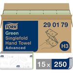 Tork Sinfold Hand Towels Grn Pk 3750