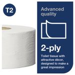 T2 Mini Jumbo Toilet Roll 2-Ply Pk12
