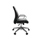 Verno Executive Chair Fixed Arms Blk