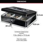 Master Lock Small Cash Box Key Lock