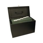 Cathedral Foolscap File Box Blk Hobk