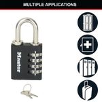 Master Lock Comb Padl +Override Key