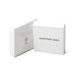 White Boxed Eco Sanitary Bag Pk250