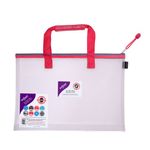 Snopake Eva Zippa Bag 480X350Mm Red