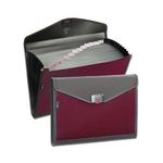 Zeon Organiser 13-Part Foolscap Ruby