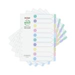 Reborn Index Dividers 10-Part Pk5