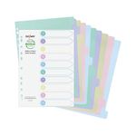 Reborn Index Dividers 10-Part Pk5