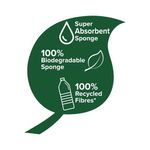 Spontex Unwrapped Sponge Scourer P66