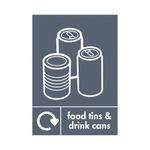 A5 Sign Food Tins And Drink Cans Pk5