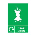 A5 Sign Food Waste Pack Of 5