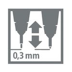 Stabilo Sensor Cus Tip Flnr Blu Pk10