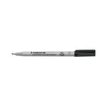 Staedtler Lumocolor F Wbase Blk Pk10