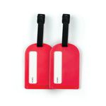 Status Travel Luggage Tags Red Pk2