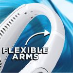 Status Rechargeable Neck Fan Usb Wht