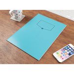 Silvine Rec Ex Bk 7Mm Sq A4 Blu Pk10