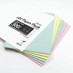 Silvine Tint Paper Sen Ruled A4 Pk5