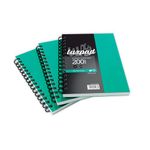 Silvine Luxpad Wire Notebook A5 Pk6