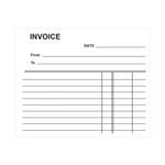 Silvine Dup Invoice Book 616 Pk12