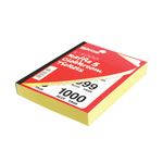 Cloakroom/Raffle 1-1000 Tickets Pk6